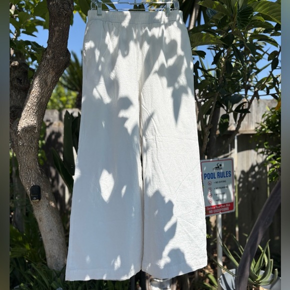 COTTON:ON White Wide-Leg Pull On Pants - Picture 2 of 9